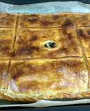 Empanada de manzana y pasas
