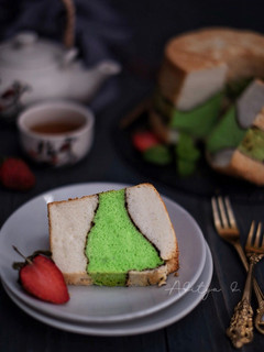 Foto resep Topo Map Love Chiffon Cake (Kue Alunan Kasih)