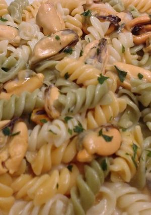 Foto principal de Espirales a la crema de mejillones