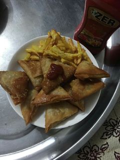 صورة لوصفة سمبوسة مع البطاطس