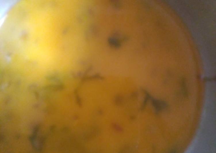 Moong beans kadhi