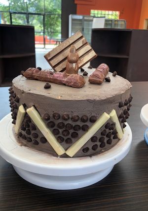 Una foto de Pastel de chocolate