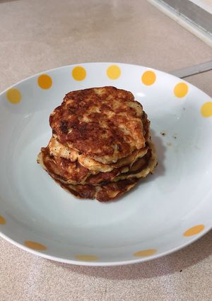 Hình của món Banana pancake (bánh chuối lười).
