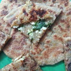 A picture of Rajgira Paneer Stuffed Paratha.
