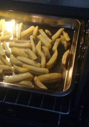 Una foto de Papas fritas al horno