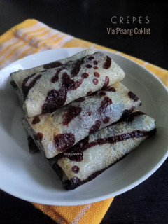 Foto resep Crepes Vla Pisang Coklat