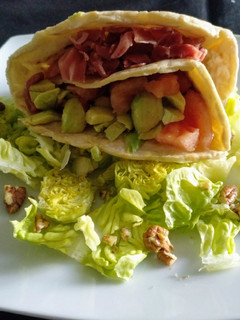 Una foto de Tortilla trend casera