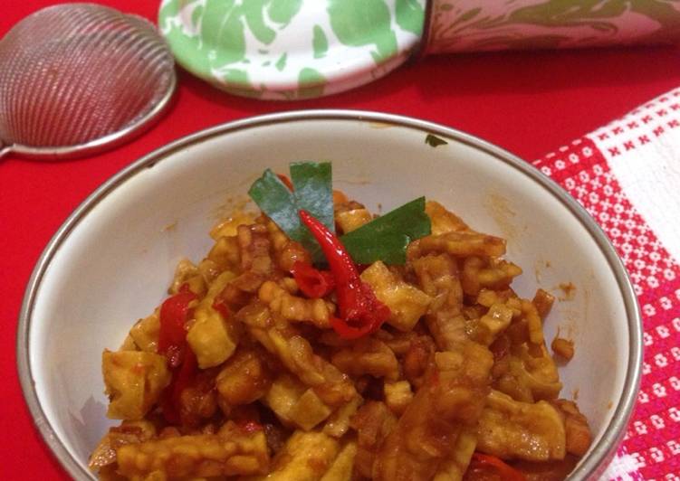 Orek Tempe+Tahu resep si Emak