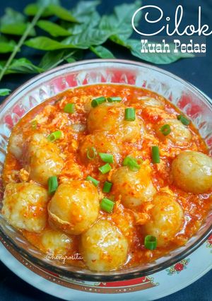 Foto resep Cilok Kuah Telur Pedas