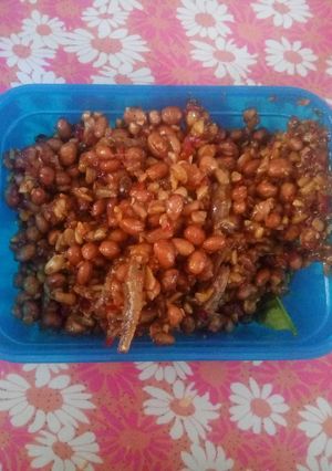 Foto resep Sambal kacang, teri, tempe