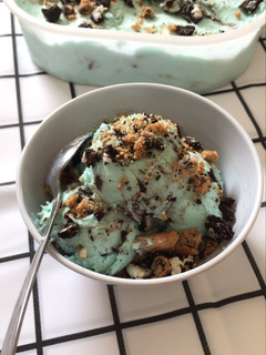 Foto resep Cookie Monster Ice Cream