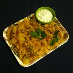 Veg masala bhat A picture of Veg masala bhat.