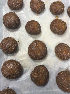 صورة لوصفة كرات الشوفان والموز دايت