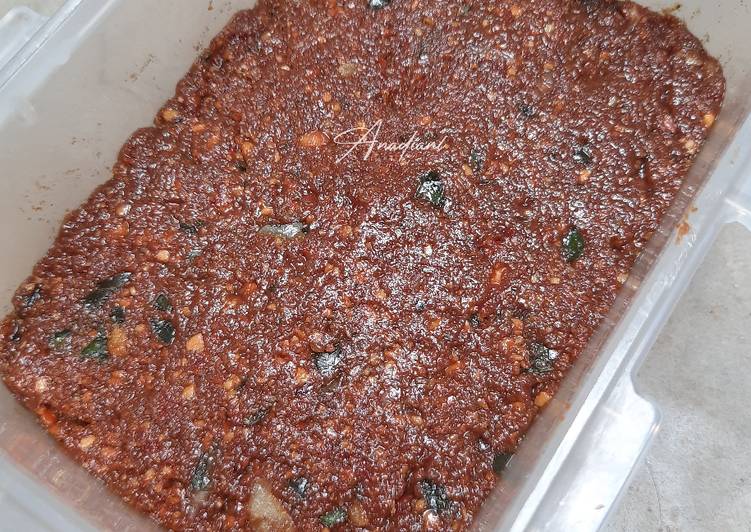 Sambel pecel madiun enak dan praktis