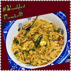 A picture of Breakfast vermicelli with cashews.