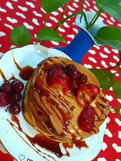 عکسی از دستور پنکیک عالی مخصوص دورهمی دوستانه 👌🥞