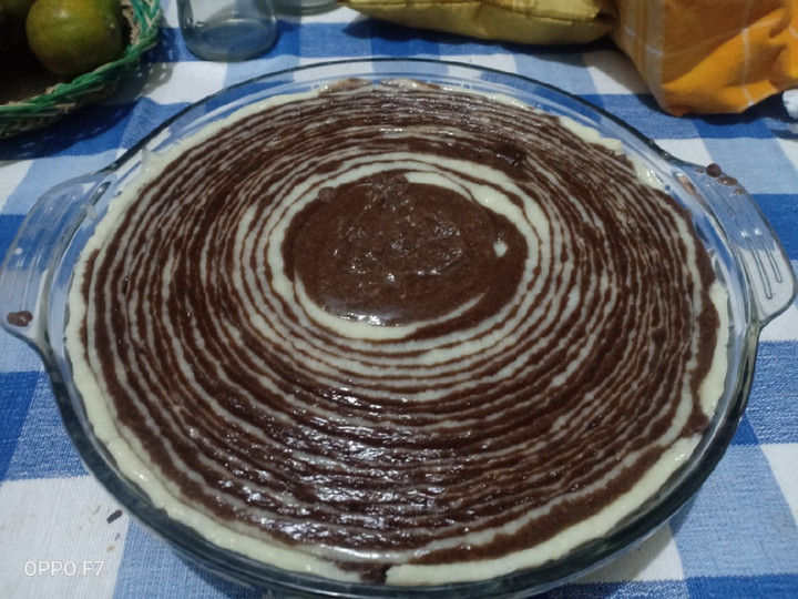 Langkah Mudah untuk Menyiapkan Puding roti tawar zebra (camilan MPASI 15 bulan) yang Enak Banget