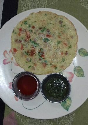 A picture of Veg omelet (eggless).