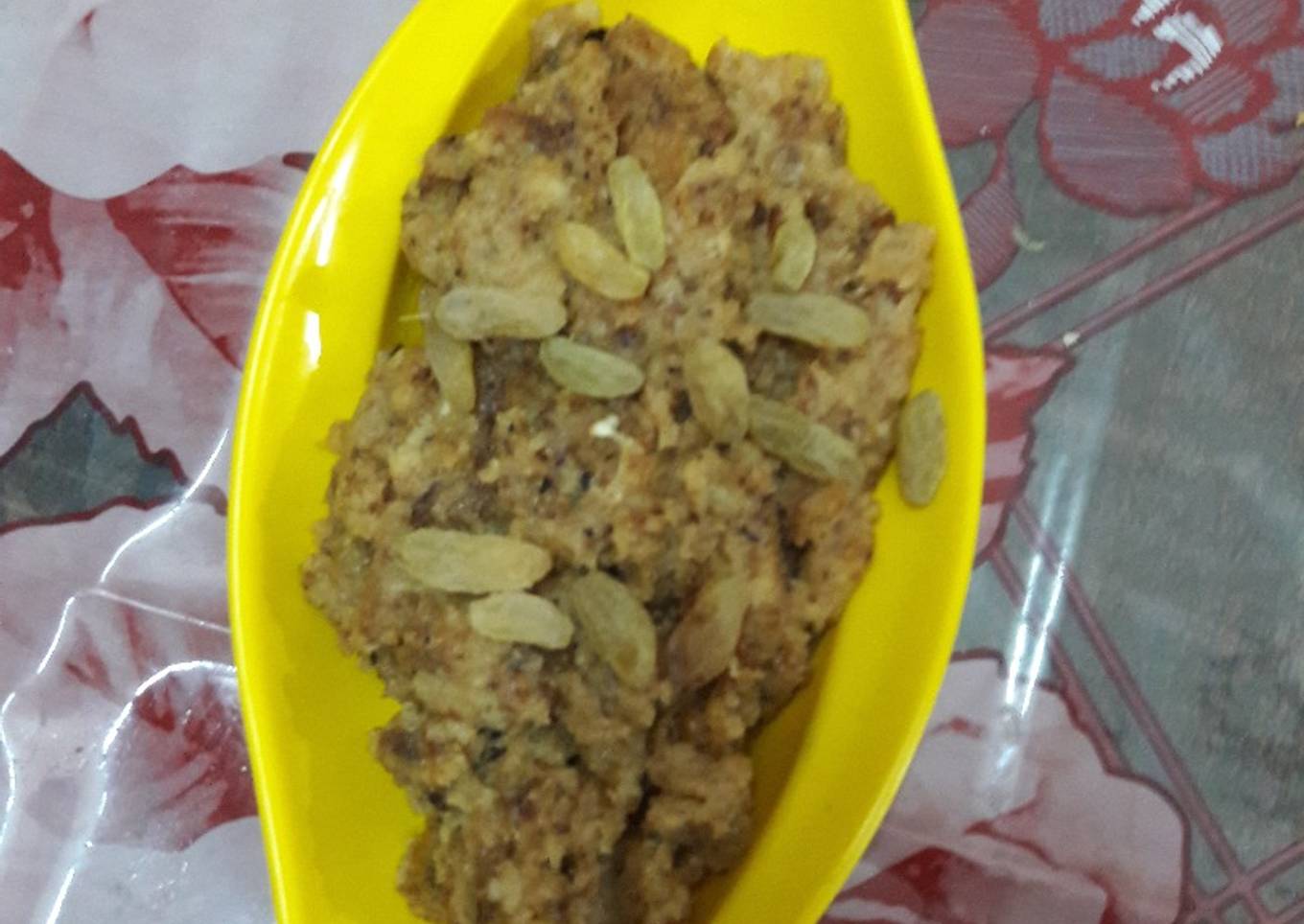 Coconut bread halwa