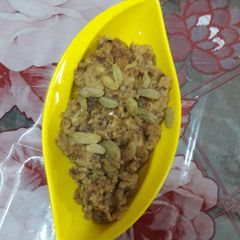 Coconut bread halwa A picture of Coconut bread halwa.