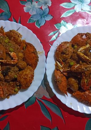 বেবী পটেটো ক্র্যাব কারি রেসিপির প্রধান ছবি