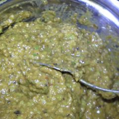 A picture of Mango skin Thuvayal/Thokku- Tamilnadu special.