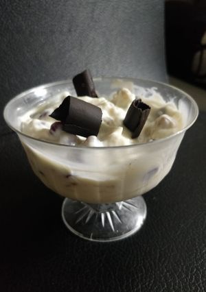 A picture of Hung curd custard.