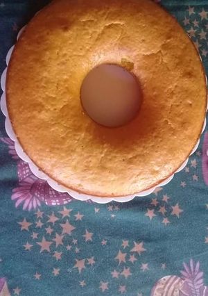 Una foto de Bizcochuelo de naranja y zanahoria