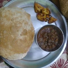 Chhole bhature A picture of Chhole bhature.