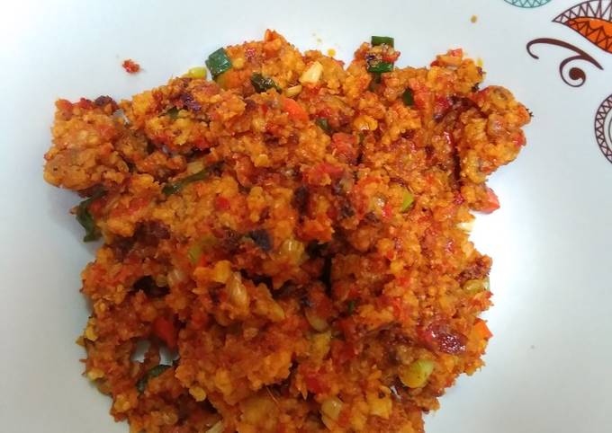 Sambal oncom praktis