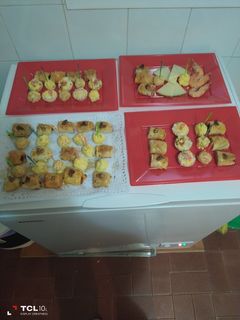 Una foto de Canapés de hojaldres para Navidad