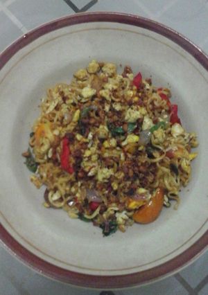 Foto resep Mie goreng telur praktis