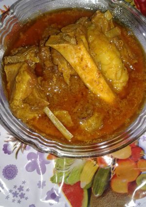 A picture of Mutton Curry.