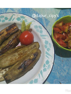 Foto resep Terong panggang bumbu kecap