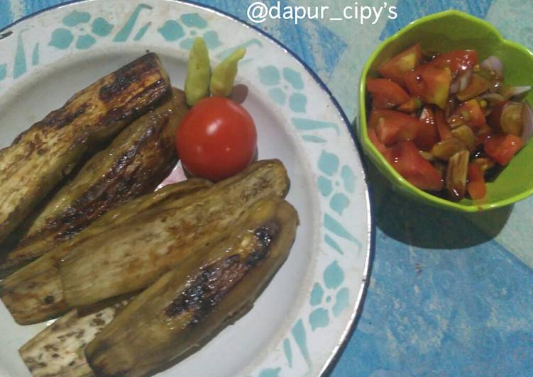 Terong panggang bumbu kecap Terong panggang bumbu kecap