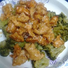 A picture of Honey sesame chicken.