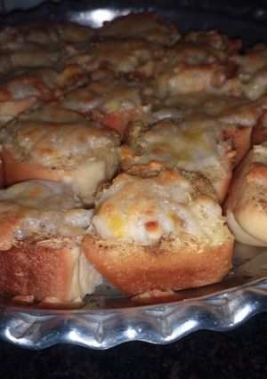 عکسی از دستور نان سير با نون باگت