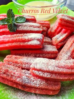 Foto resep Churros Red Velvet
