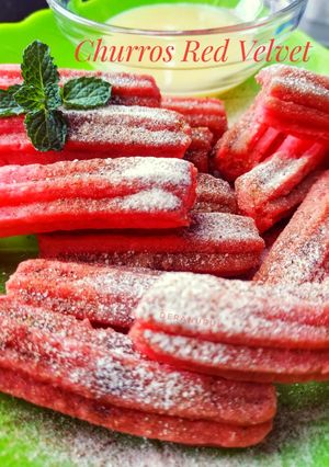 Foto resep Churros Red Velvet