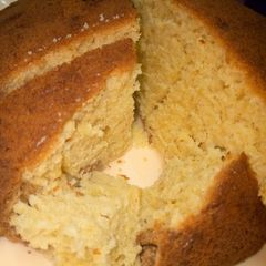 A picture of A simple jiko cake.