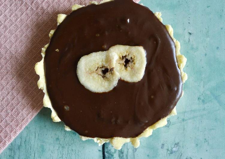 Recipe of Super Quick Homemade Chocolate Banana Cream Pie