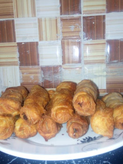 A picture of Meat roll.
