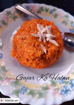 A picture of Gajar ka halwa.
