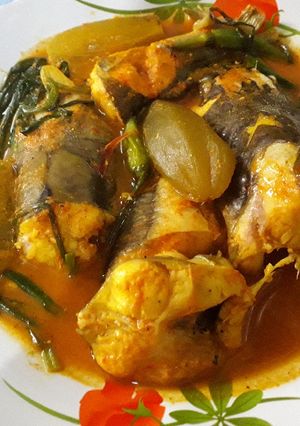 Foto resep 14. Sayur Asam Ikan Baung Khas Kualuh