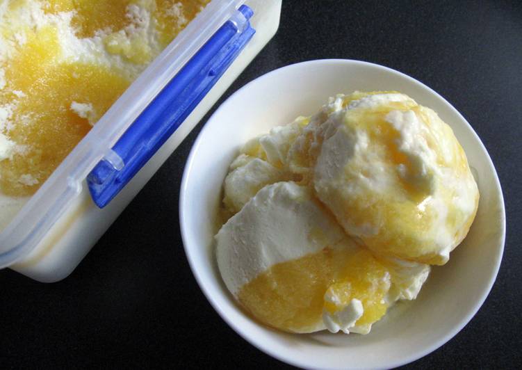 Recipe of Award-winning Super Easy Mango Yoghurt Ice Cream