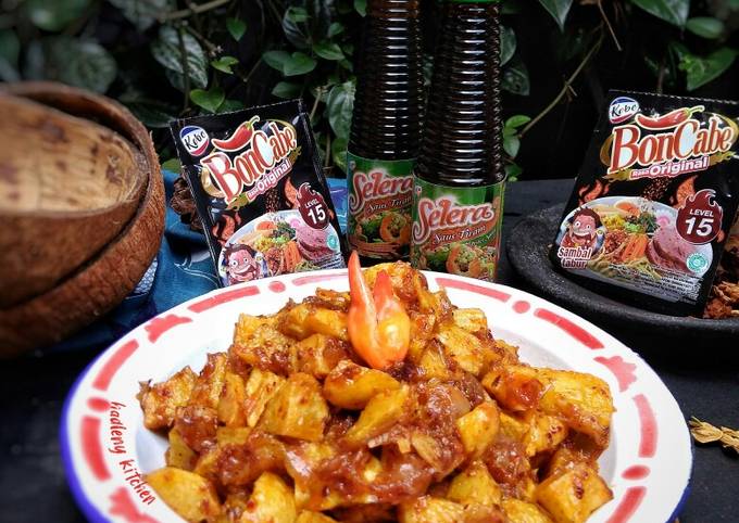 Ternyata ini loh! Cara praktis bikin Sambal Kentang ala KOBE sajian Idul Fitri  enak