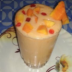 A picture of Papaya-Banana Jam Smoothie.