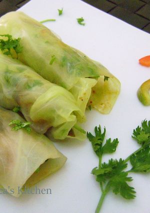 A picture of Cabbage Spring Roll.