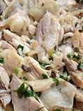 ไก่นึ่งขิงและต้นหอม