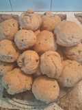 Bollitos semi integral con puré de boniato y perejil veganos 🍠🥖